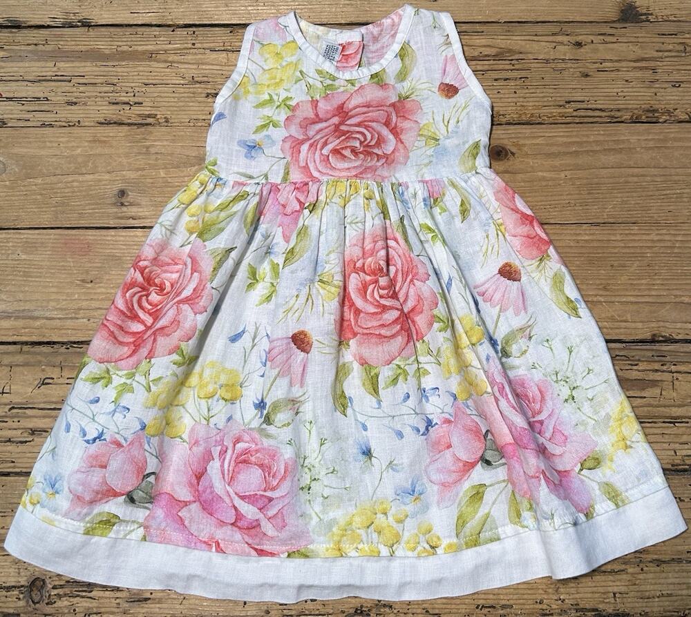 Marks & Spencer London Toddler Girl Size 1/2 Floral Dress